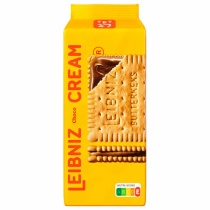Печенье-сэндвич сливочное LEIBNIZ "Cream Choco" с шоколадной начинкой 190 г, ПОЛЬША