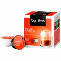 Кофе в капсулах COFFESSO "Dolce Caramel" для кофемашин Dolce Gusto, 16 порций, ш/к 08, 102155 Кофе в капсулах COFFESSO "Dolce Caramel" для кофемашин Dolce Gusto, 16 порций, ш/к 08, 102155