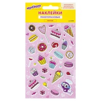 Наклейки зефирные "Сладости", многоразовые, 10х15 см, ЮНЛАНДИЯ, 661800 Наклейки зефирные "Сладости", многоразовые, 10х15 см, ЮНЛАНДИЯ, 661800