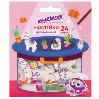 Наклейки из EVA "Ламы и кактус", 24 штуки, ассорти, ЮНЛАНДИЯ, 662687 Наклейки из EVA "Ламы и кактус", 24 штуки, ассорти, ЮНЛАНДИЯ, 662687