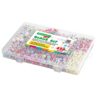 Набор для создания бижутерии и украшений BEADS SET, 450 элементов, 24 вида, BRAUBERG KIDS, 664695 Набор для создания бижутерии и украшений BEADS SET, 450 элементов, 24 вида, BRAUBERG KIDS, 664695