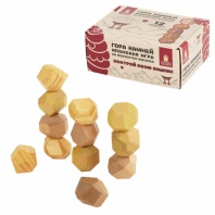 Балансир-головоломка "Башня Туми Иши", 12 деревянных камней, ЗОЛОТАЯ СКАЗКА, 665258 Балансир-головоломка "Башня Туми Иши", 12 деревянных камней, ЗОЛОТАЯ СКАЗКА, 665258