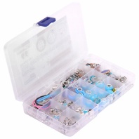 Набор для создания бижутерии и украшений 66 элементов Аквамарин в пластиковом боксе, BRAUBERG KIDS, 665297 Набор для создания бижутерии и украшений 66 элементов Аквамарин в пластиковом боксе, BRAUBERG KIDS, 665297