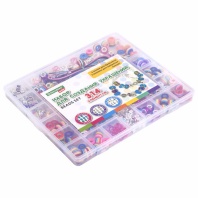 Набор для создания бижутерии и украшений 314 элементов Ассорти в пластиковом боксе, BRAUBERG KIDS, 665299 Набор для создания бижутерии и украшений 314 элементов Ассорти в пластиковом боксе, BRAUBERG KIDS, 665299