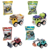 Конструктор пластиковый "Новостройка", ассорти 4 вида, 32-36 элементов, 1TOY Конструктор пластиковый "Новостройка", ассорти 4 вида, 32-36 элементов, 1TOY