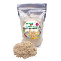 Песок для лепки кинетический, цвет песочный, 2000г, пакет, ПИФАГОР, код 1С, 666002