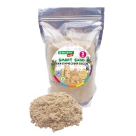 Песок для лепки кинетический, цвет песочный, 3000г, пакет,ПИФАГОР, код 1С, 666003