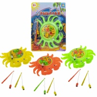 Игра-рыбалка "КРАБИК С РЫБКАМИ", механическая, 8 рыбок, 2 удочки, АССОРТИ, 3 вида, 1TOY, Т52137 Игра-рыбалка "КРАБИК С РЫБКАМИ", механическая, 8 рыбок, 2 удочки, АССОРТИ, 3 вида, 1TOY, Т52137