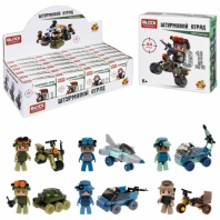 Конструктор пластиковый "Blockformers. ШТУРМОВОЙ ОТРЯД", АССОРТИ, 6 видов, дисплей, 1TOY, Т23981 Конструктор пластиковый "Blockformers. ШТУРМОВОЙ ОТРЯД", АССОРТИ, 6 видов, дисплей, 1TOY, Т23981