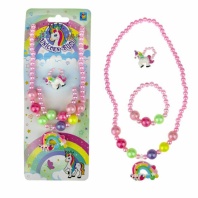 Украшения для девочек "Unicorn Bijou. ЕДИНОРОГ" НАБОР, бусы, браслет, кольцо, 1TOY, Т19142 Украшения для девочек "Unicorn Bijou. ЕДИНОРОГ" НАБОР, бусы, браслет, кольцо, 1TOY, Т19142