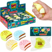 Игрушка-антистресс "КРУТОЙ ЗАМЕС ЗАЛИПЛЮЩ" МАКАРОШКА, 8*7,5*2,5 см, ассорти, 1TOY, Т2, Т25994 Игрушка-антистресс "КРУТОЙ ЗАМЕС ЗАЛИПЛЮЩ" МАКАРОШКА, 8*7,5*2,5 см, ассорти, 1TOY, Т2, Т25994