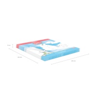 Белый картон мелованный в папке с подвесом ArtBerry, B5, 10 листов, игрушка-набор для детского твор