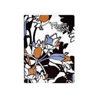 Папка с боковым зажимом пластиковая ErichKrause Tulips, A4 (в пакете по 4 шт.)