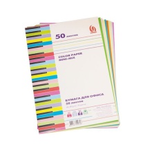 Бумага А4 цветная  50л (10цв. по 5л.) МиниМикс