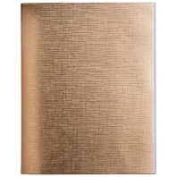 Тетрадь А5  96л ЛИН. скоба бумвинил Hatber "Золото"*