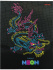 Тетрадь А5  80л кл. на кольцах Проф-Пресс "Neon"