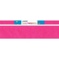 Бумага подел. 50*250 32 г/м рулон  креп  малиновая неоновая