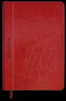 Ежедневник недат А5 кожзам., тв.пер., 144л. "Ницца. Красный" блинт.тисн., ляссе