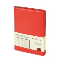 Еженедельник недат. А5  64л., мягк.обл., кож.зам., гребень "Concept. Красный"