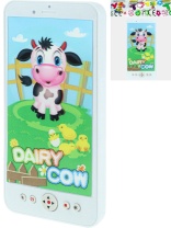 Музыкальный телефон "Смартфон" с животными звук,батар.не входдят в комплект, ассорти