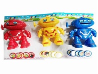 Робот-дископлюй цветной малый в пак