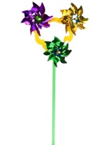 Ветрячок 37см "Цветы" 3 цветка