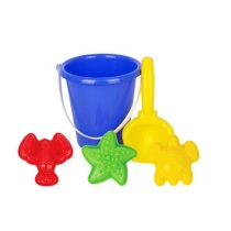Набор игрушек. "Детский" ведро детское мини, совок, формы для песка 3шт.