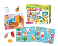 Игра на липучках "Изучаем фигуры" 3+ 22 дет. , 6 полей