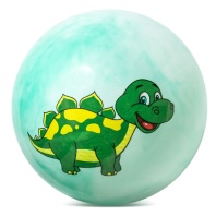 Мяч детский 25см "Динозавры" ассорти НЕ НАДУТЫЙ