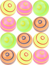 Мяч мягкий  6,3см "Полосы" ППУ 12шт/уп