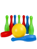 Кегли пластиковые 9шт + мяч