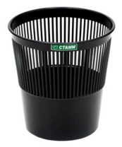 Корзина для мусора сетчатая 18л черная