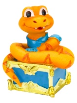 Статуэтка 8см "Змейка с шарфиком"