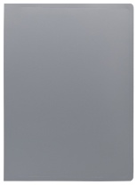 Папка файл А4  40лист 0,50мм, серая