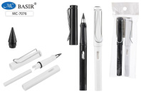 Карандаш вечный MC Basir "Черн/бел" с ластиком (цена за шт.)