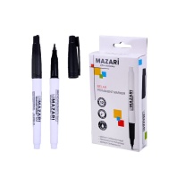 Маркер перманентный BELAR, ЧЕРНЫЙ, пулевидный наконечник, ширина линии письма 1.5мм, картонная упаковка|ДА|M-5004-71