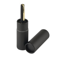 Ручка в футляре "Sienna. Черная" перьевая, 0,7мм, металл., синие чернила