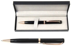 Ручка с пов.мех. в футляре "Melior RG" шарик.,0,7мм, металл., синие чернила