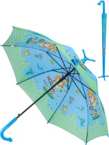Зонт детский 55см "Лев" трость, ПВХ