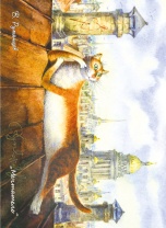 Магнит сувенирный СПБ. "Коты Румянцева": Мечтатель