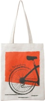Сумка - шоппер 34*41см "СПб. Велосипед" цветной рисунок