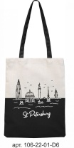Сумка - шоппер 34*41см "СПб. Потоп"