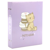 Фотоальбом 200 фото 10*15см Котик с печеньками