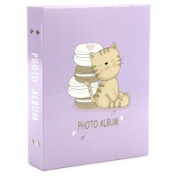 Фотоальбом 200 фото 10*15см Котик с печеньками