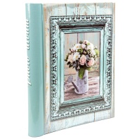 Фотоальбом магнитный 20л  23*28см спир. Delicate flowers