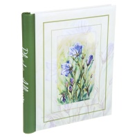 Фотоальбом магнитный 30л  23*28см спир.  Цветы