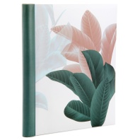 Фотоальбом магнитный 30л  23*28см спир. Silhouette of flowers
