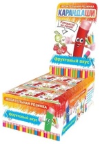 Жевательная резинка Карандаши  20г, /уп.36шт./
