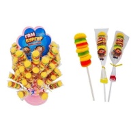 Жевательный мармелад Гамбургер на палочке 20гр. /уп.60 шт./