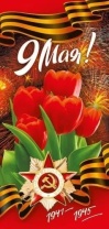 Открытка евро "9 Мая! 80 лет Великой Победы!"